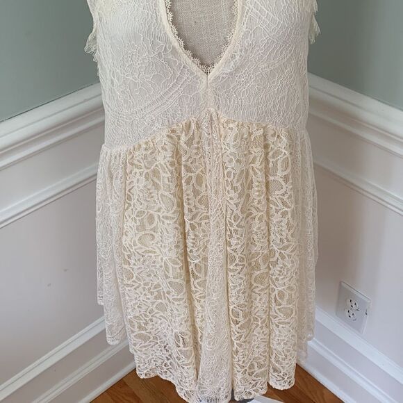 Free People Don’t You Dare Lace Dress NWT Small - Picture 5 of 11
